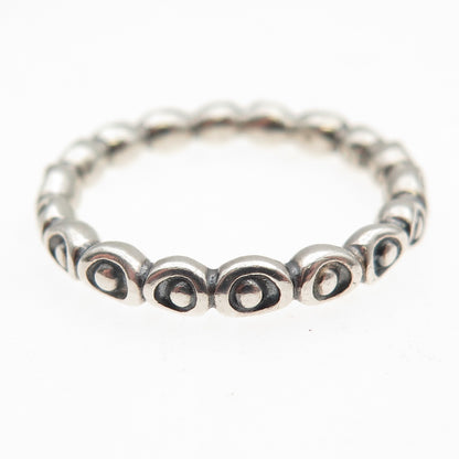 PANDORA 925 Sterling Silver Celebration Band Ring Size 7.5