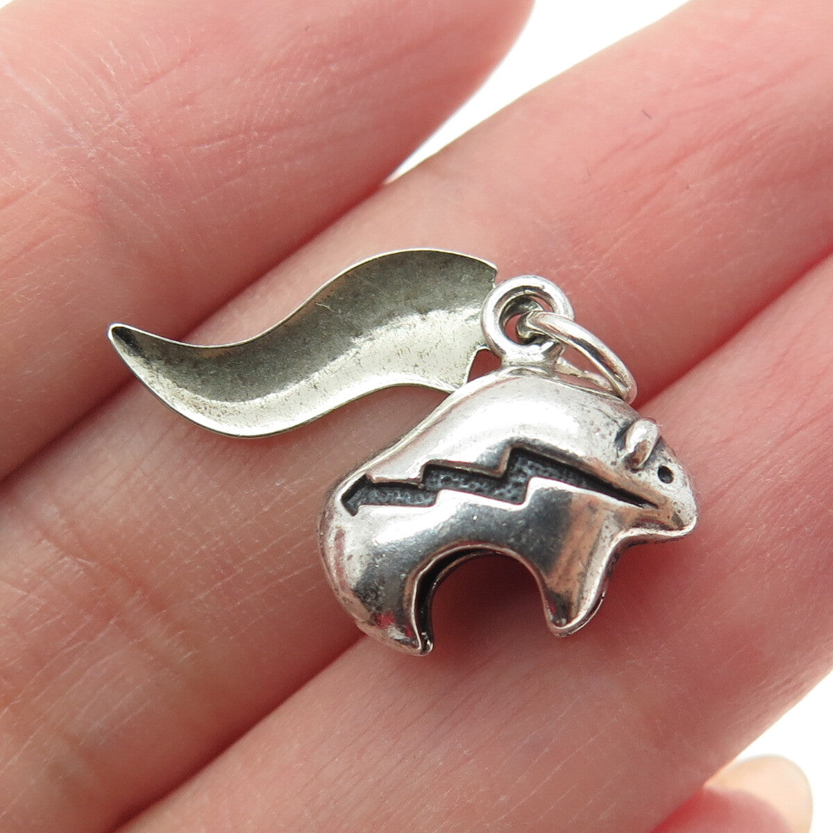 WHEELER MFG CO 925 Sterling Silver Vintage "Grand Canyon Arizona" Bull Pendant