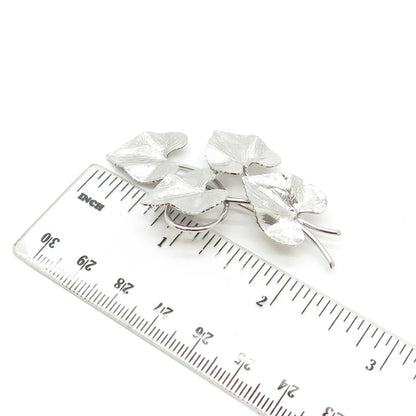 925 Sterling Silver Vintage Carl-Art Lily Floral Pin Brooch