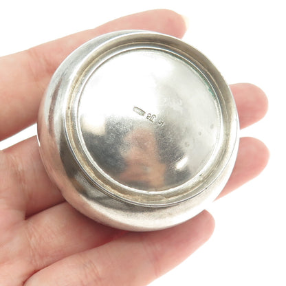 Tallinn Jewelry Factory 875 Silver Antique Estonian Oxidized Saltcellar