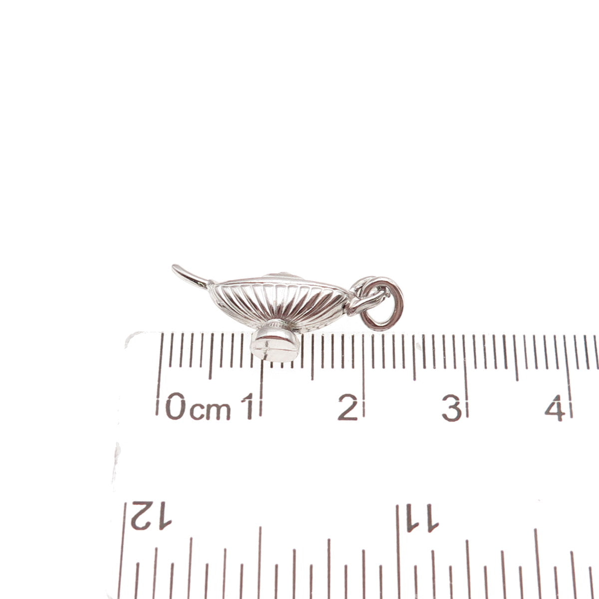 AE Art's Elegance 925 Sterling Silver Vintage Aladdin Lamp 3D Mini Charm Pendant