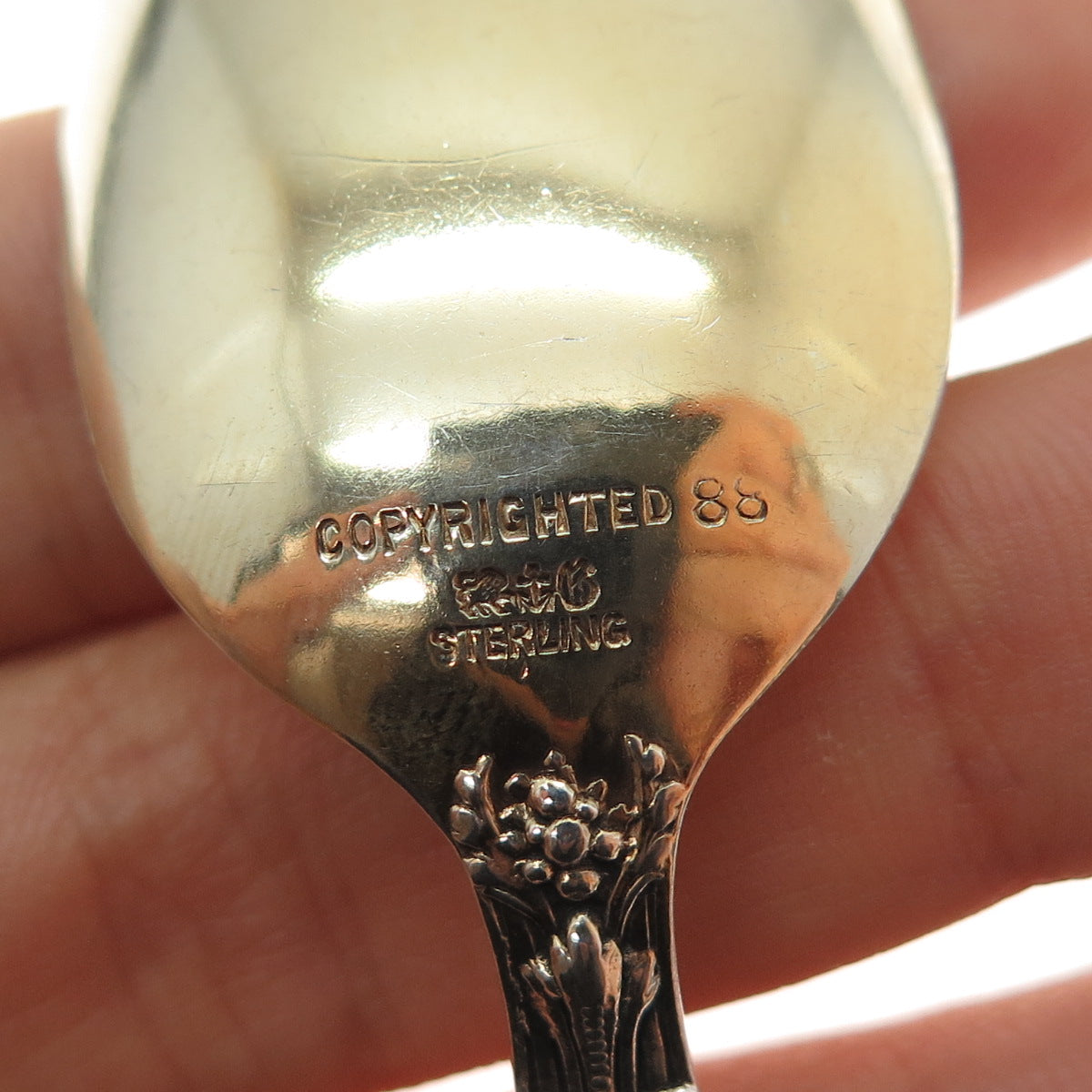 GORHAM 925 Sterling Silver Antique Victorian 1888 Versailles Coffee Spoon