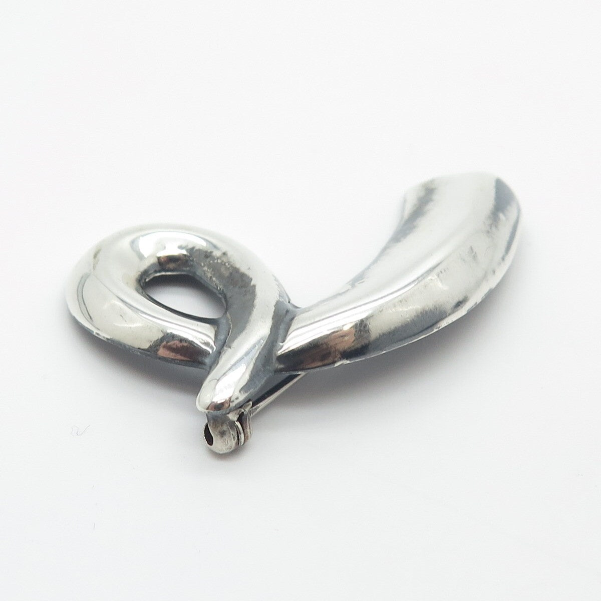 925 Sterling Silver Vintage Mexico Modernist Pin Brooch