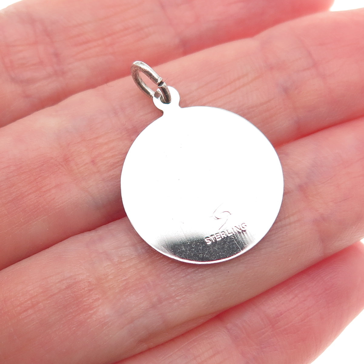 Spencer Co. 925 Sterling Silver Vintage Prayer Hands Charm Pendant