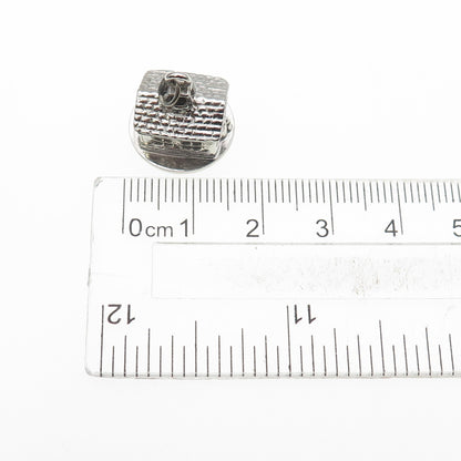 CHARM CRAFT 925 Sterling Silver Vintage Old House Mini 3D Pendant