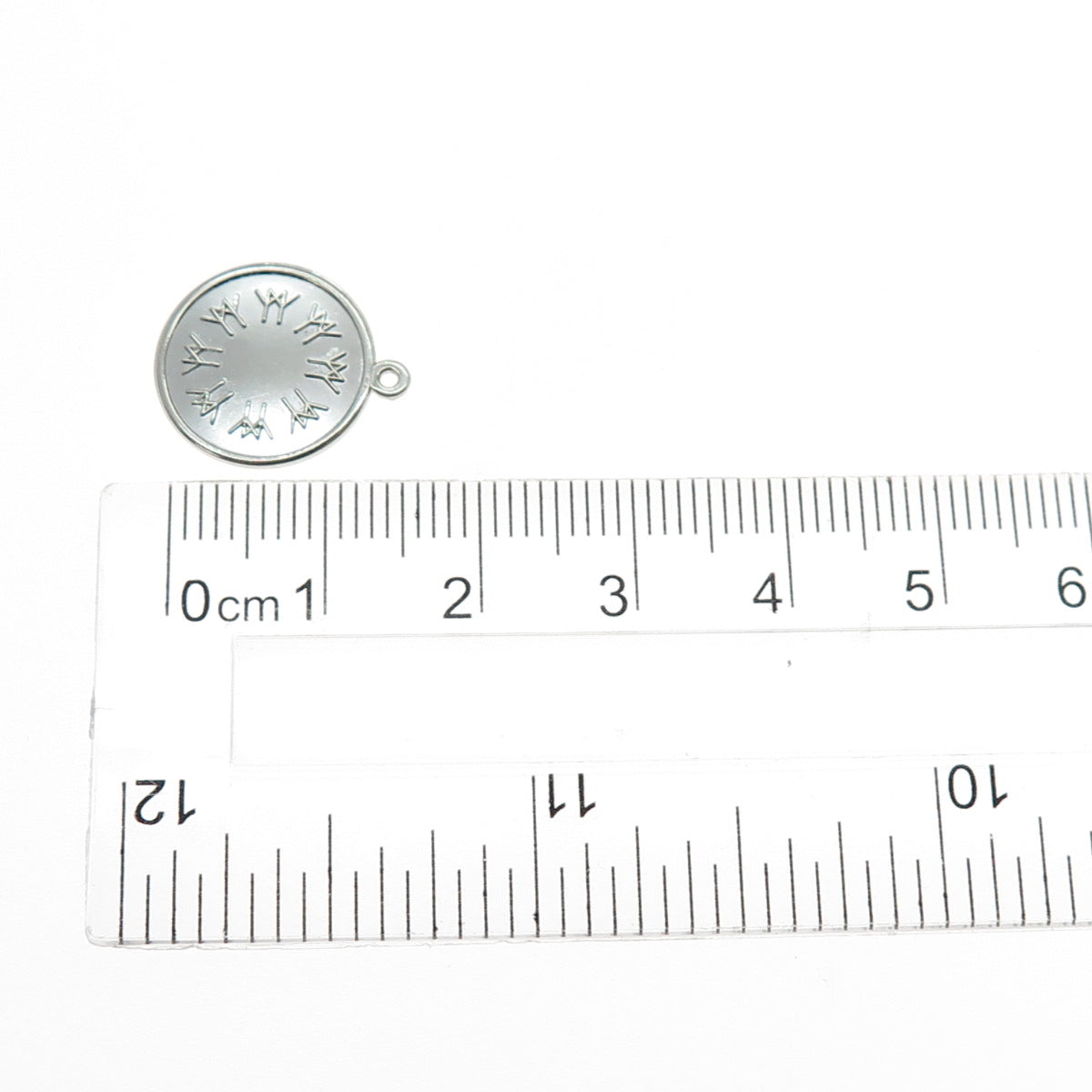 925 Sterling Silver Vintage 1967 ISJC Expo Friendship Minimalist Charm Pendant
