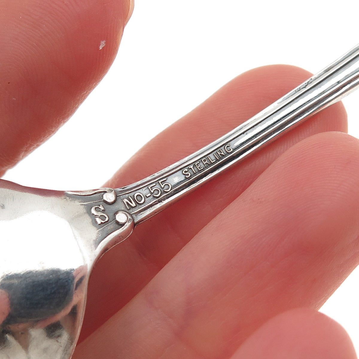 Shepard 925 Sterling Silver Antique Art Deco Niagara Falls Coffee Spoon #55