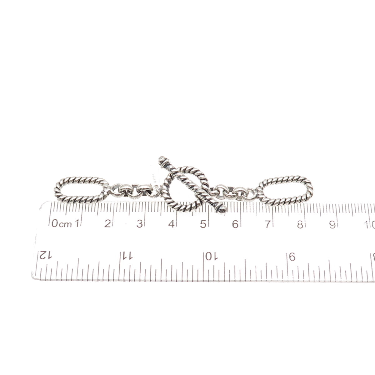 DP Doug Paulus 925 Sterling Silver Vintage Necklace Toggle Lock Clasp