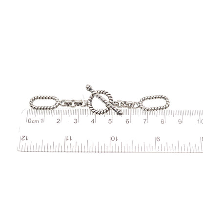 DP Doug Paulus 925 Sterling Silver Vintage Necklace Toggle Lock Clasp