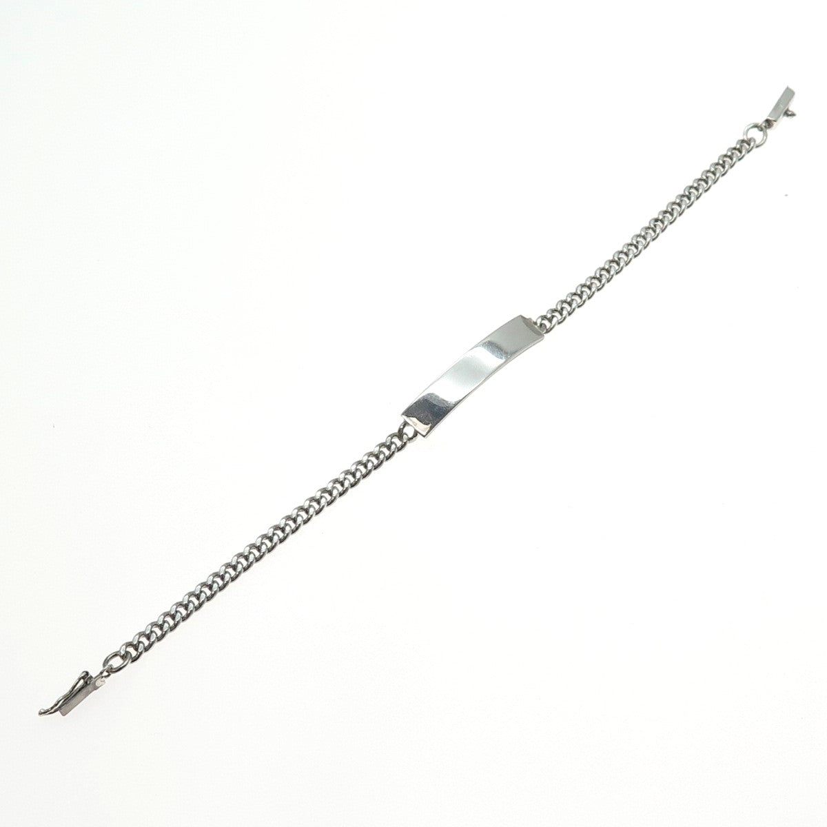 BOJAR 925 Sterling Silver Vintage Cuban Link ID Bracelet 7"