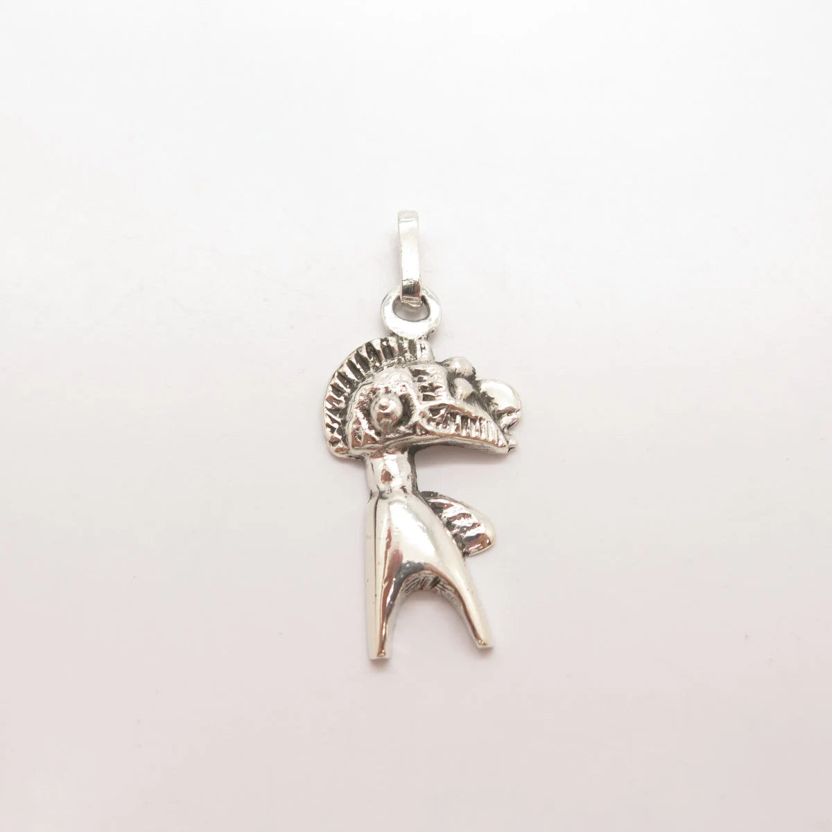 925 Sterling Silver Vintage Archaeopteryx Dinosaur Pendant