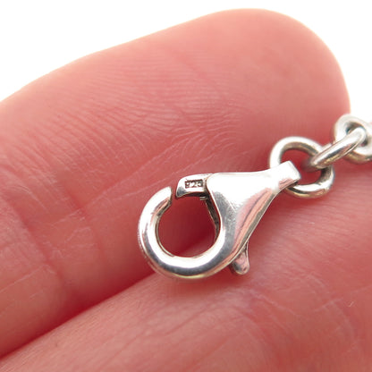 Pandora 925 Sterling Silver Bracelet / Necklace Lobster Lock Clasp Tag