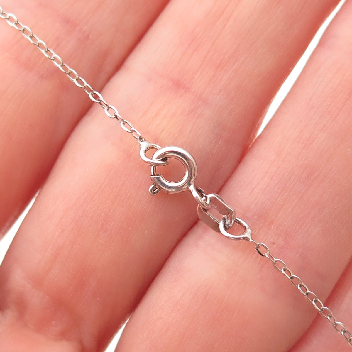 Chuck Clemency 925 Sterling Silver Real Tanzanite Cable Chain Necklace 20"