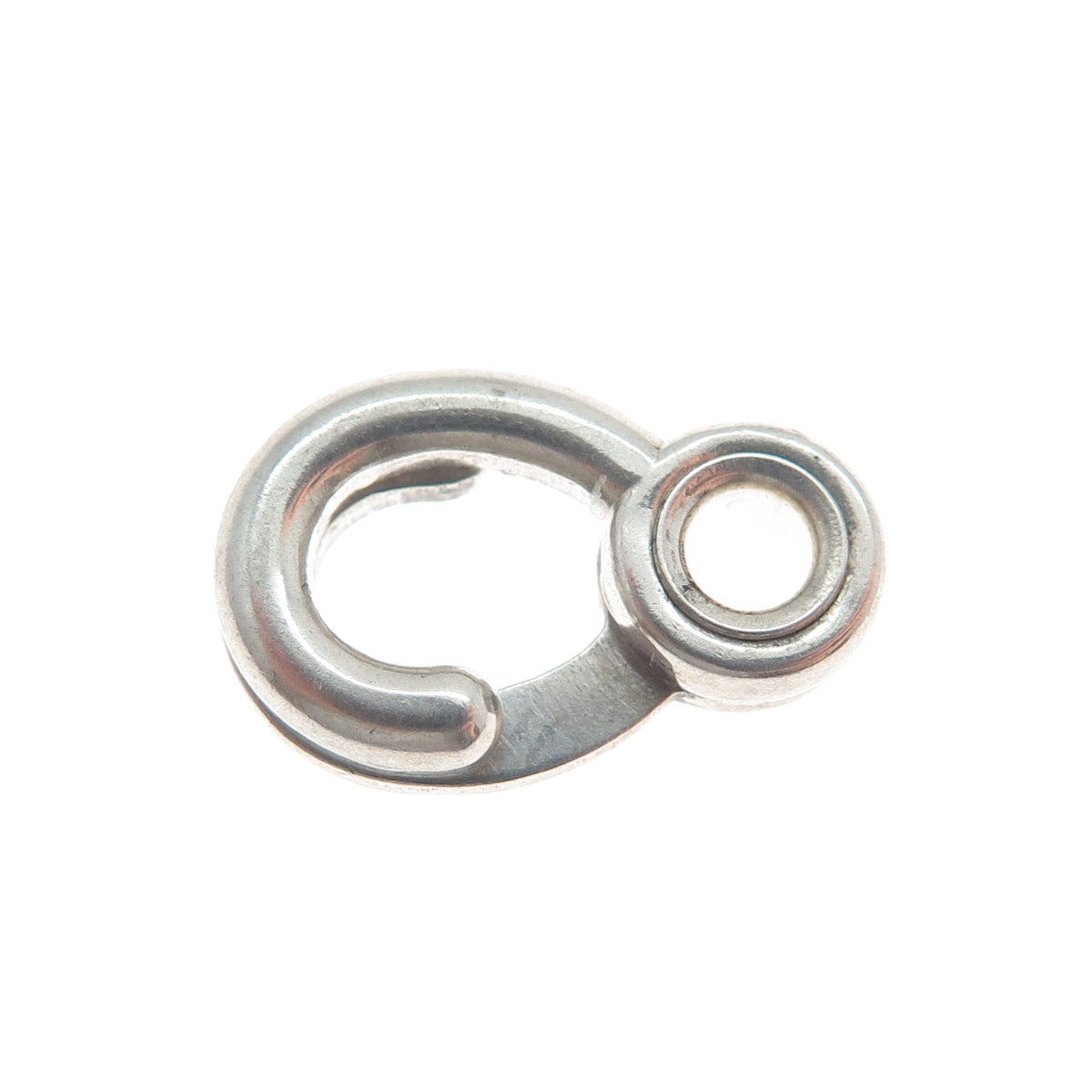 925 Sterling Silver Antique Art Deco Bracelet / Necklace Slide Lock Clasp