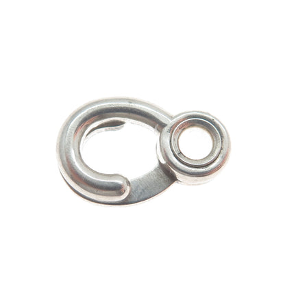 925 Sterling Silver Antique Art Deco Bracelet / Necklace Slide Lock Clasp