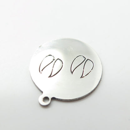 925 Sterling Silver USA Two In Town Giraffe Animal Paw Charm Pendant
