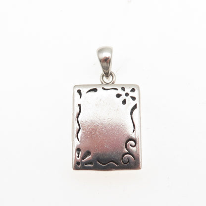 Boma 925 Sterling Silver Vintage Locket Charm Pendant