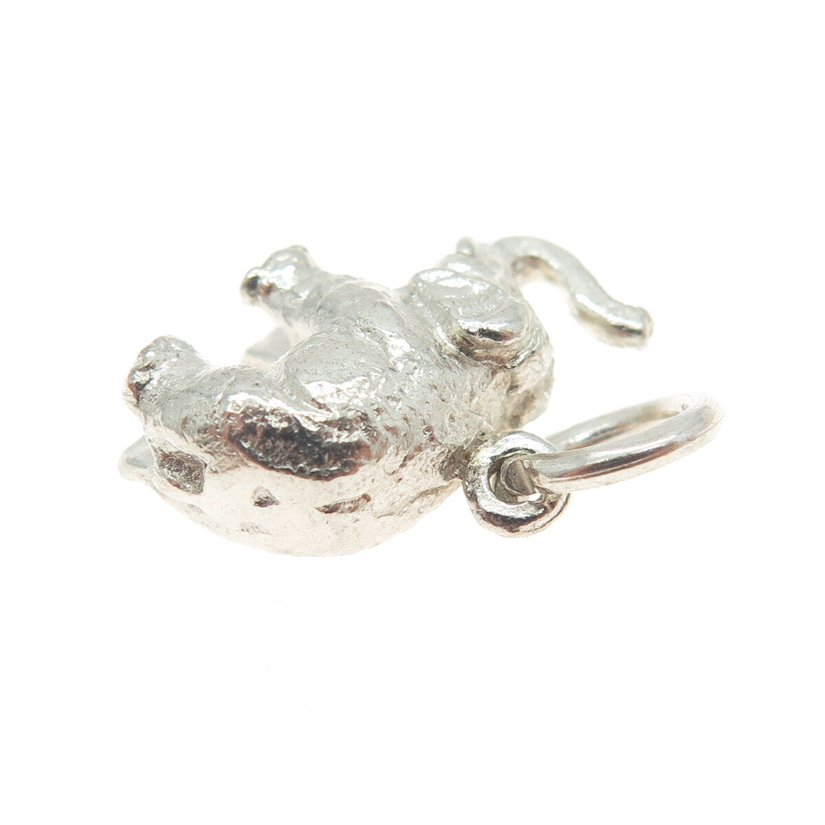 925 Sterling Silver Vintage Elephant Minimalist Charm Pendant
