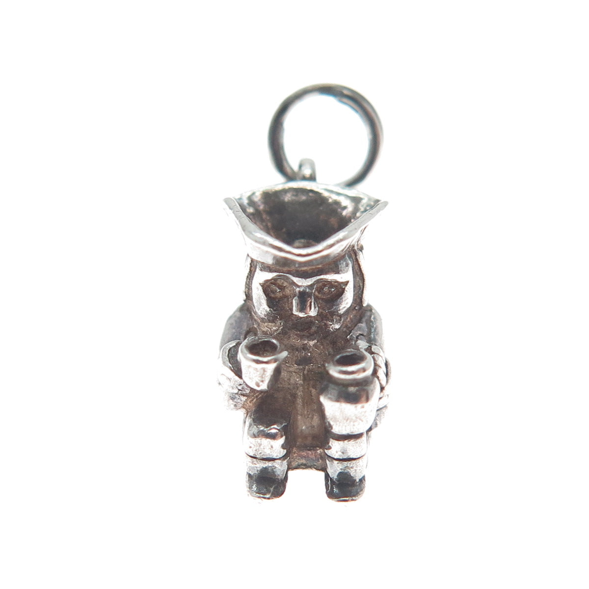 PAYTON PEPPER & SONS Sterling Silver Vintage 1959 Birmingham Pirate Mini Pendant