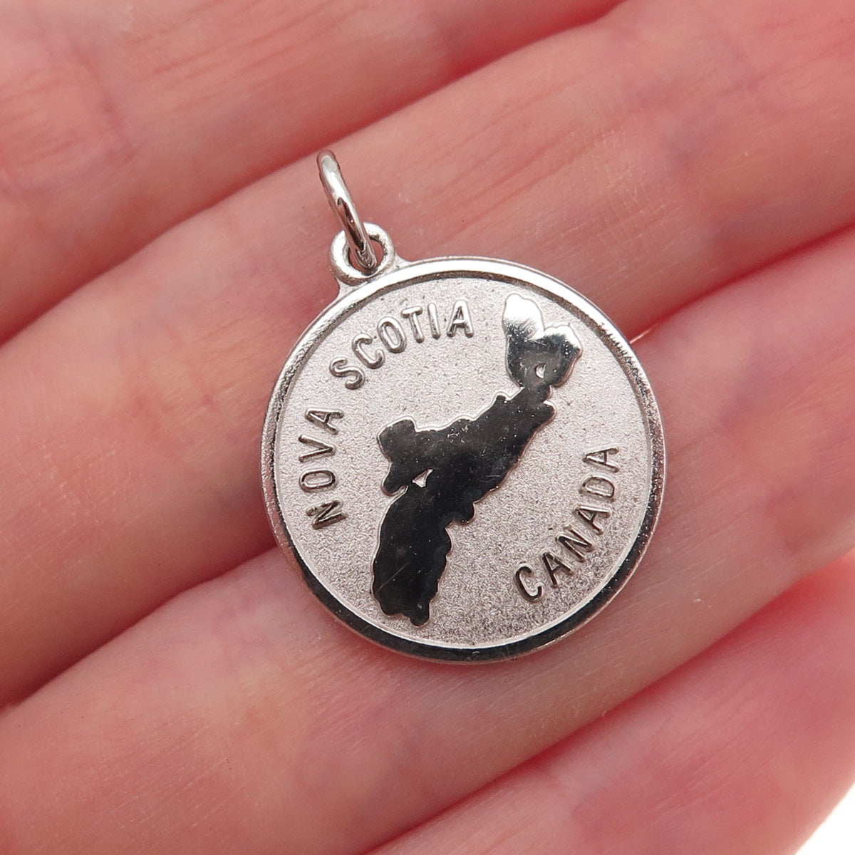 925 Sterling Silver Vintage Nova Scotia Canada Charm Pendant