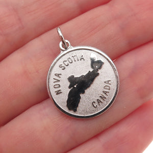 925 Sterling Silver Vintage Nova Scotia Canada Charm Pendant