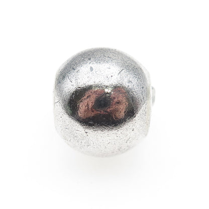 925 Sterling Silver Vintage Modernist Dome Oxidized Ring Size 6.25
