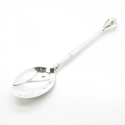 W & S SORENSEN 925 Sterling Silver Antique Art Deco Denmark Cage Spoon
