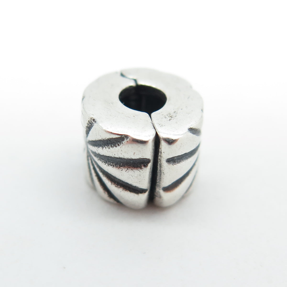 PANDORA 925 Sterling Silver Sunburst Clip Charm