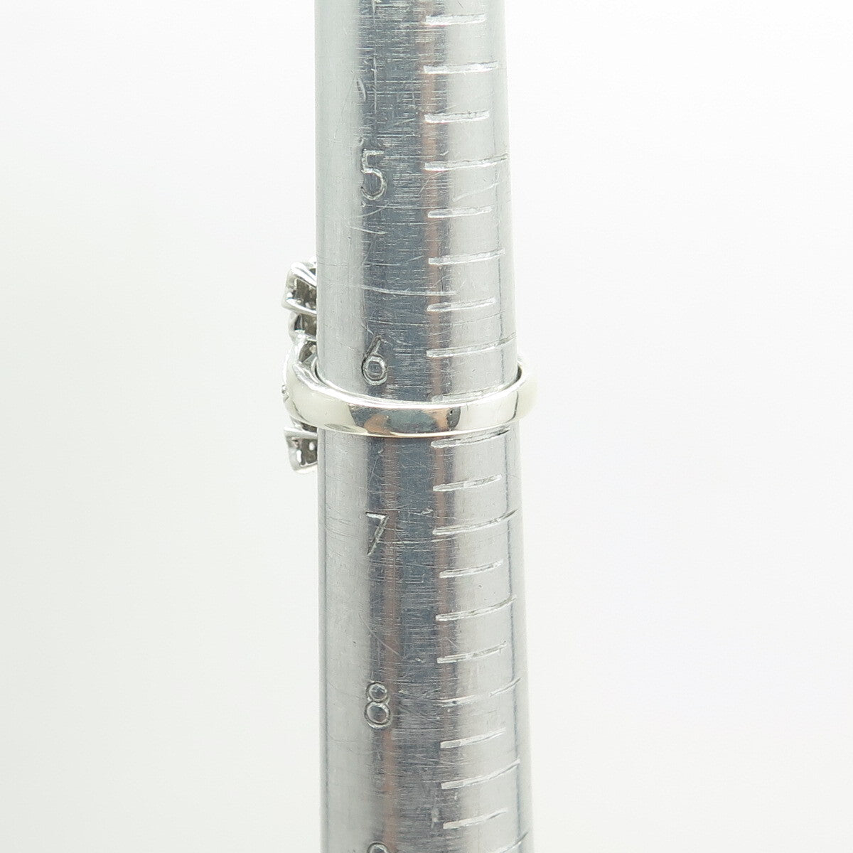 925 Sterling Silver Multi-Color C Z Ring Size 6.5