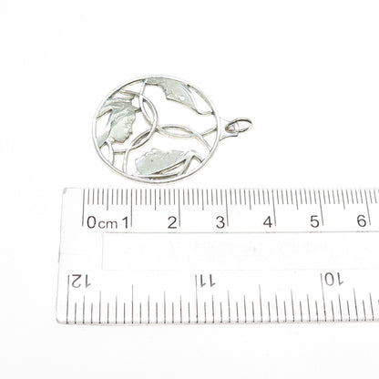 CREED 925 Sterling Silver Vintage Jesus St. Mary St. Joseph Religious Pendant