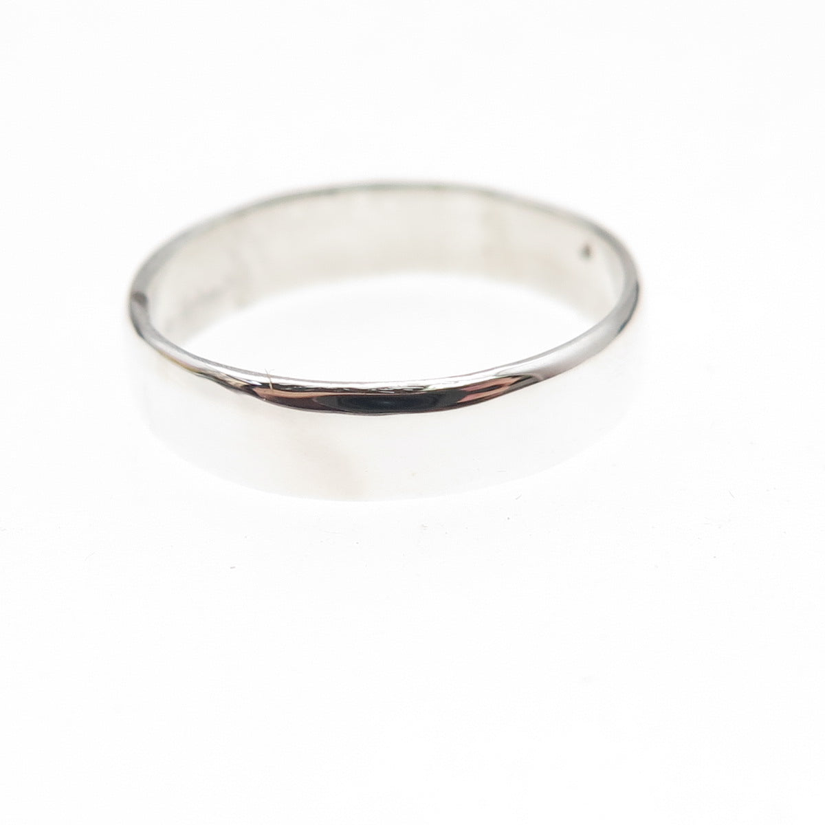 925 Sterling Silver Vintage Classic Wedding Band Ring Size 5.5