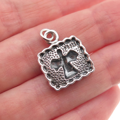 PB Paul Brackna 925 Sterling Silver Vintage Guardian Angle Mini Charm Pendant