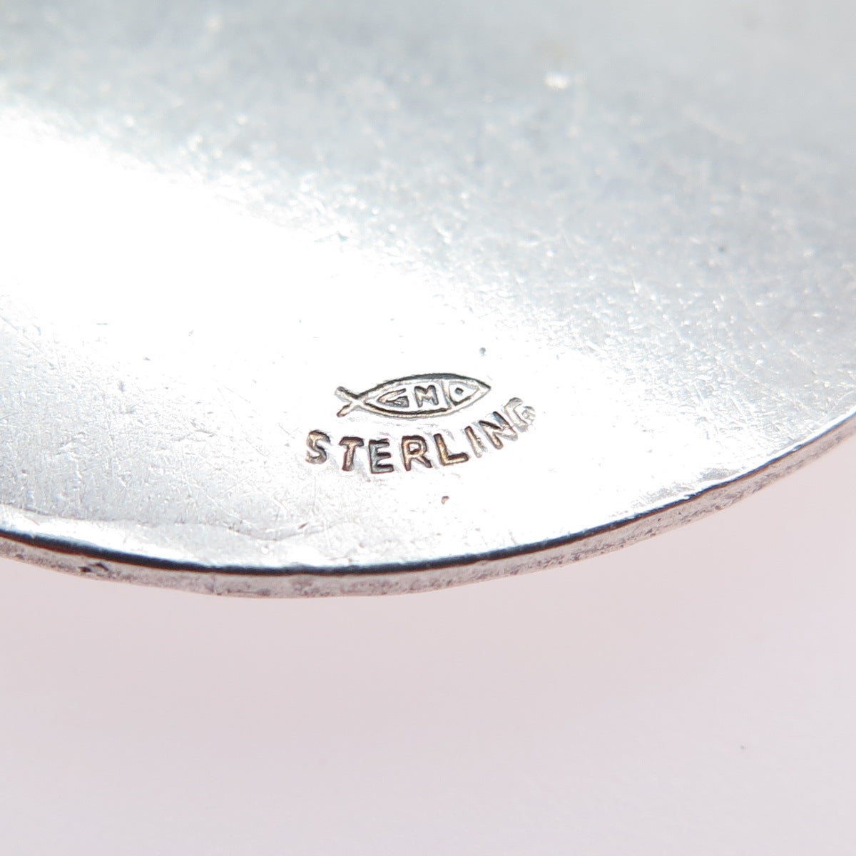 925 Sterling Silver Vintage Real Ruby St. Barbara Religious Oxidized Pendant