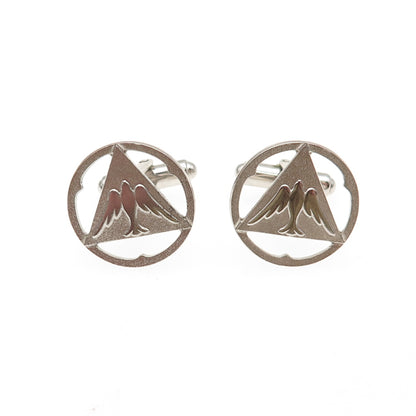 ANTAYA 925 Sterling Silver Vintage Holy Spirit Cufflinks