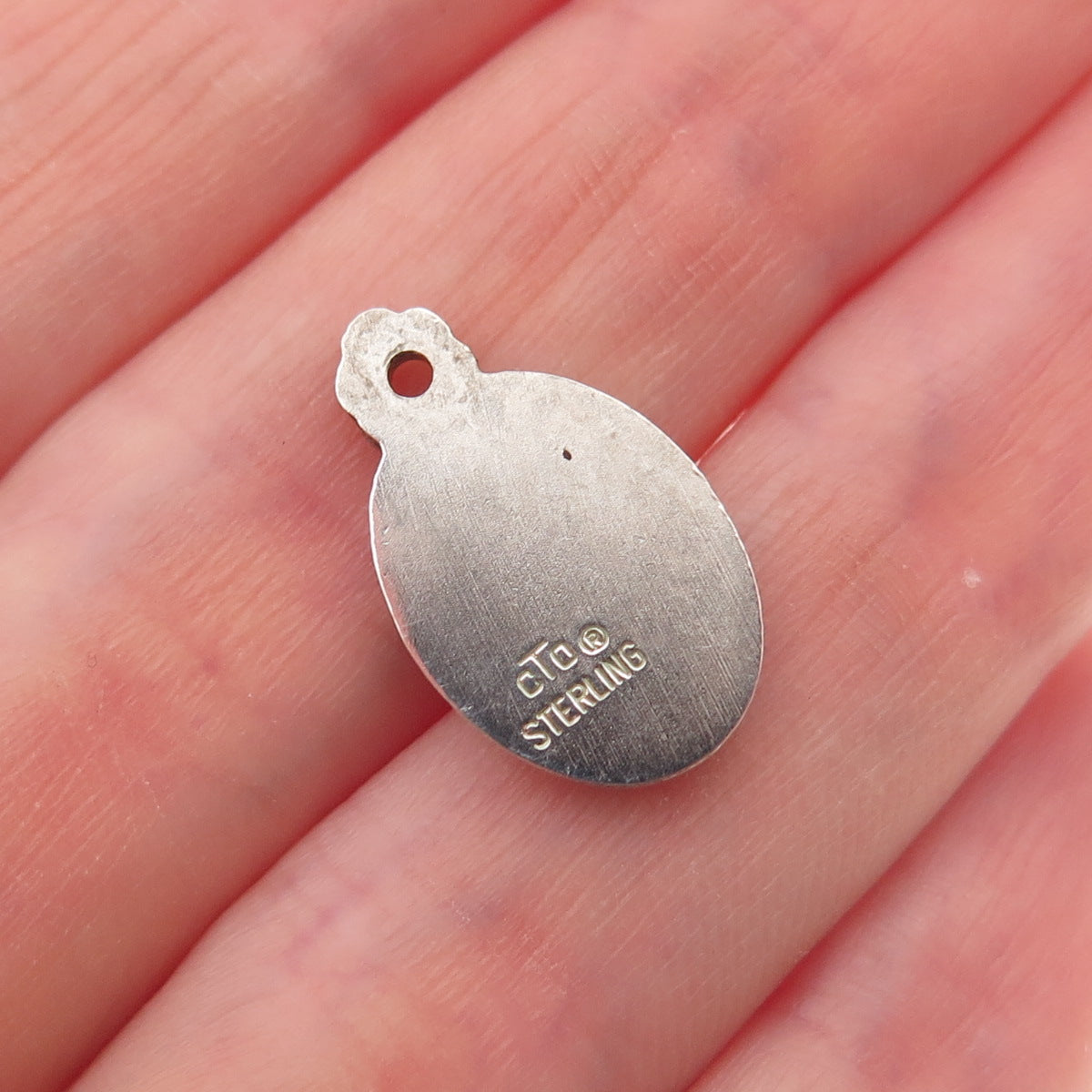 CTO O.C. Tanner Sterling Silver Vintage Telephone Operator Mini Charm Pendant