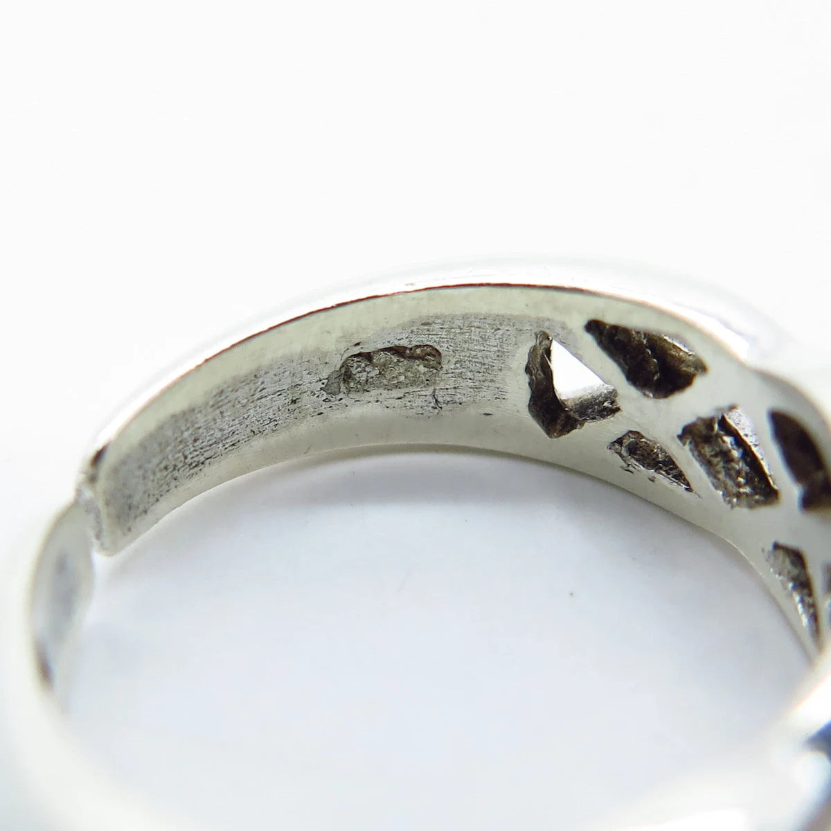 925 Sterling Silver Vintage Cellini Adjustable Ring Size 4