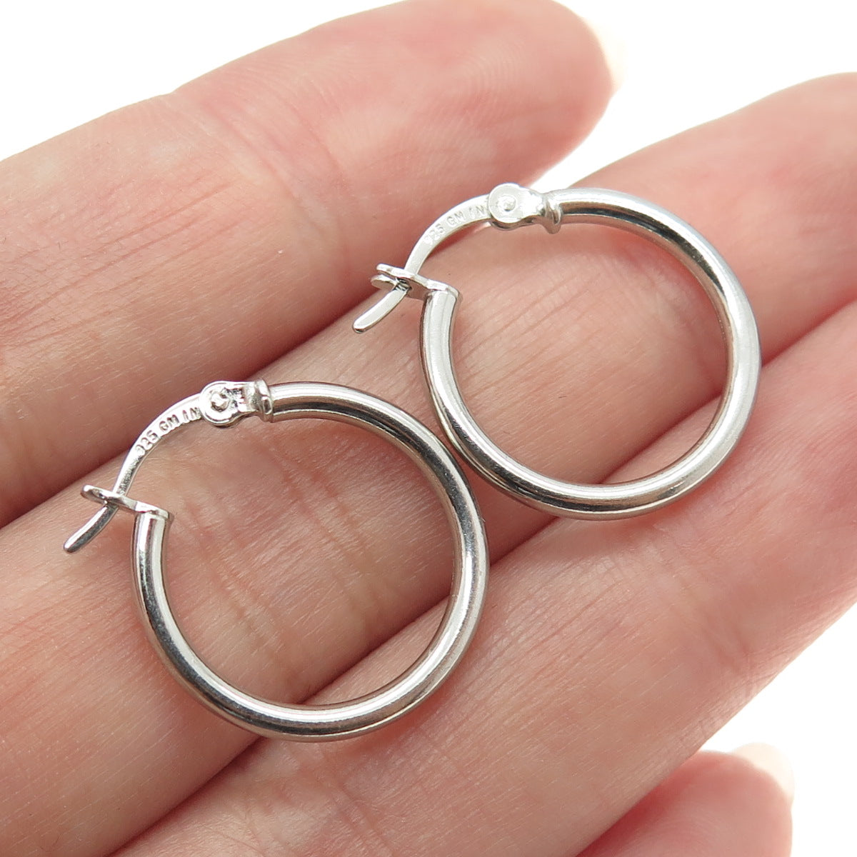 925 Sterling Silver Hoop Earrings