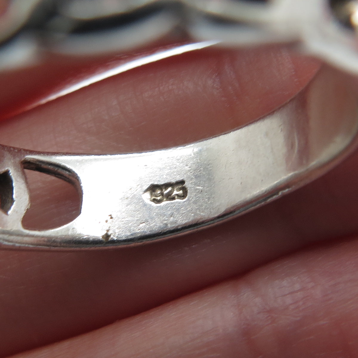 925 Sterling Silver Vintage Celtic Love Knot Band Ring Size 10