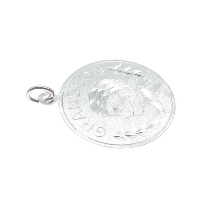 GRIFFITH & SONS CO 925 Sterling Silver Vintage Grandson Charm Pendant