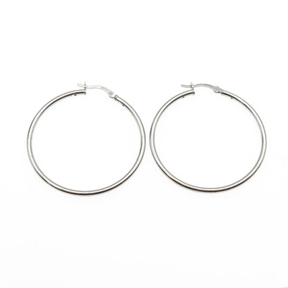 925 Sterling Silver Hoop Earrings