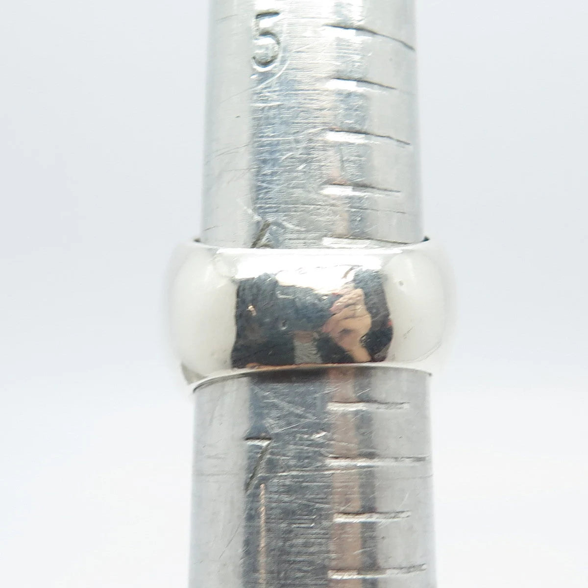 925 Sterling Silver Vintage Modernist Ring Size 6.5