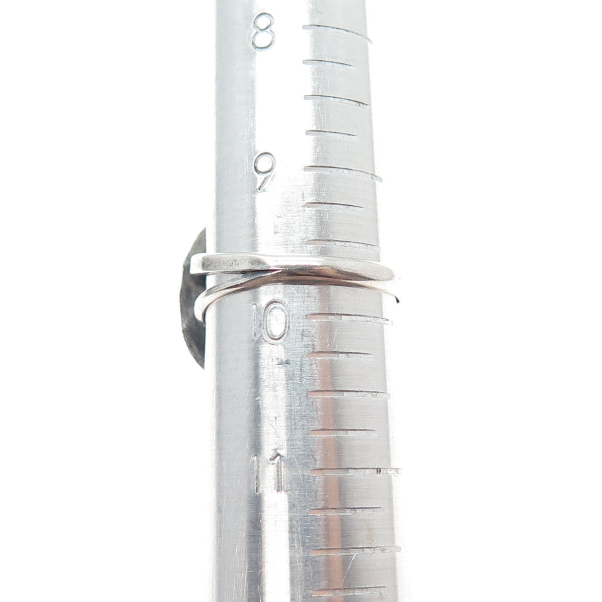 Old Pawn Sterling Silver Vintage Southwestern Turquoise Feather Ring Size 9.75