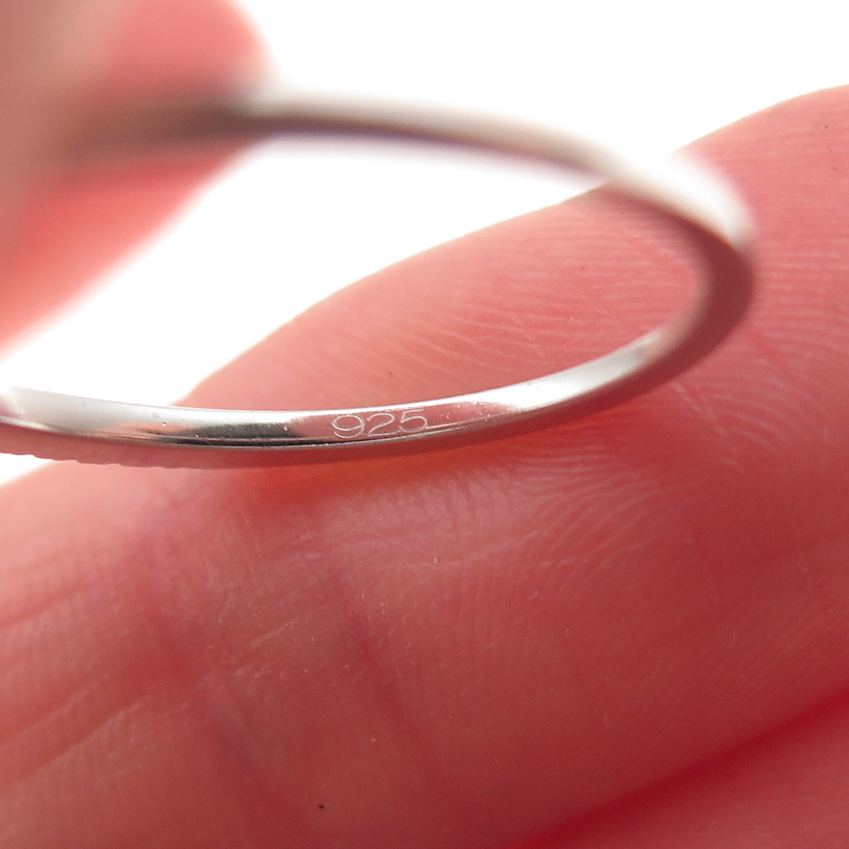 925 Sterling Silver Round-Cut C Z Half Eternity Statement Ring Size 7.25