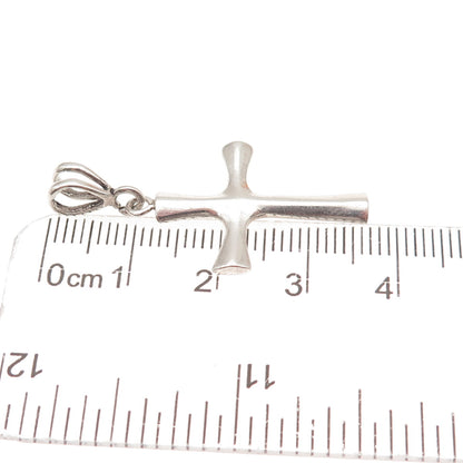 925 Sterling Silver Vintage Cross Religious Charm Pendant