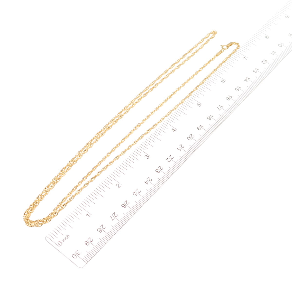 Karizia Spa KA-1772 925 Sterling Gold Plated Italy Singapore Chain Necklace 28"