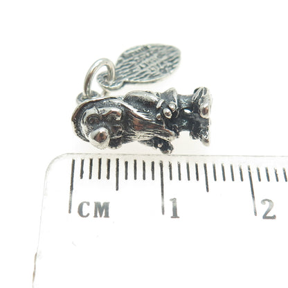 WALT DISNEY 925 Sterling Silver Vintage Dwarf 3D Charm Pendant