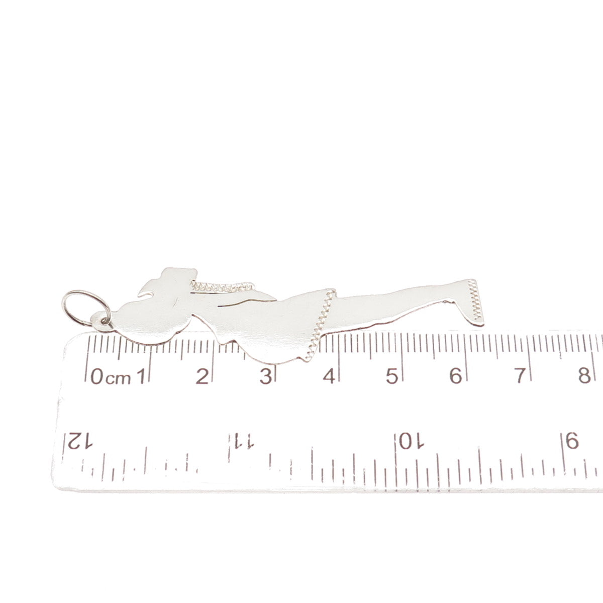900 Silver Vintage Goofy Cartoon Character Charm Pendant