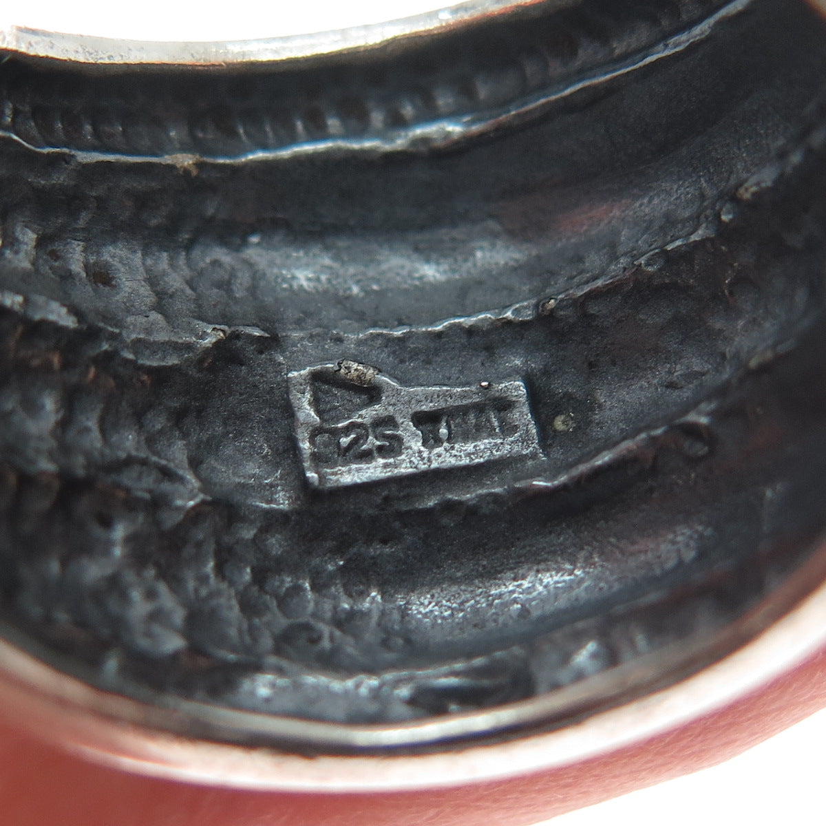 SILPADA 925 Sterling Silver Vintage Ribbed Wide Ring Size 8.75