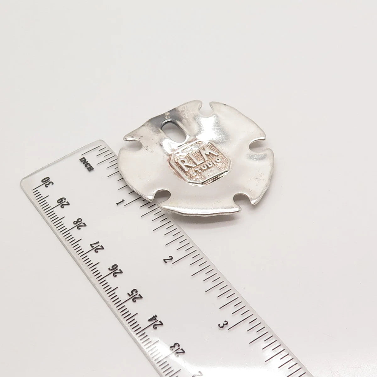 925 Sterling Silver Vintage Robert Lee Morris Modernist Slide Pendant