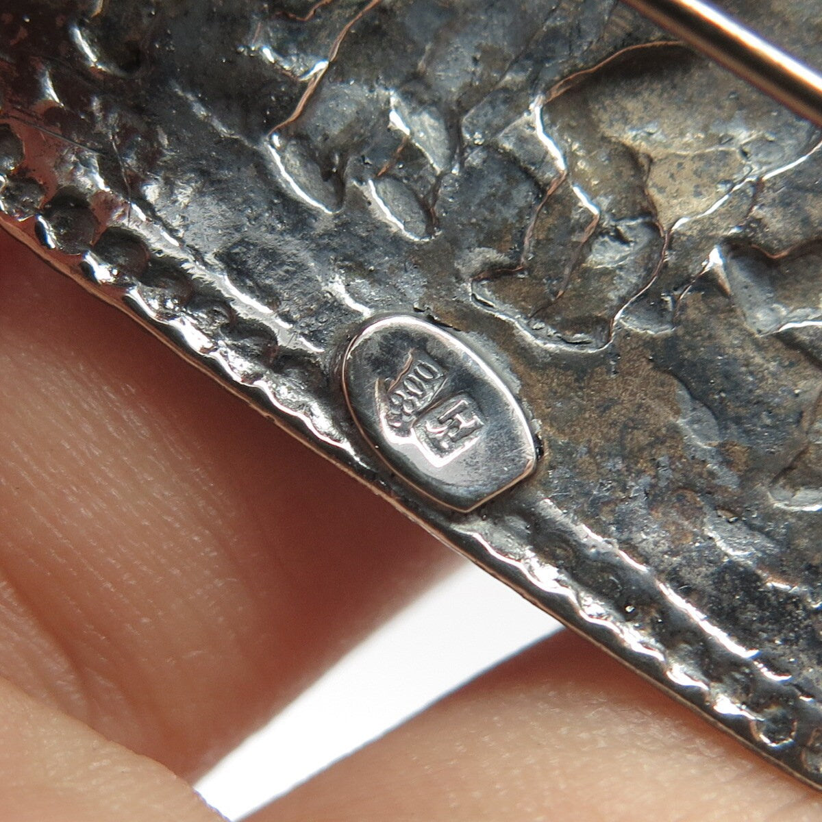 800 Silver Vintage Germany Dancing Children Pin Brooch